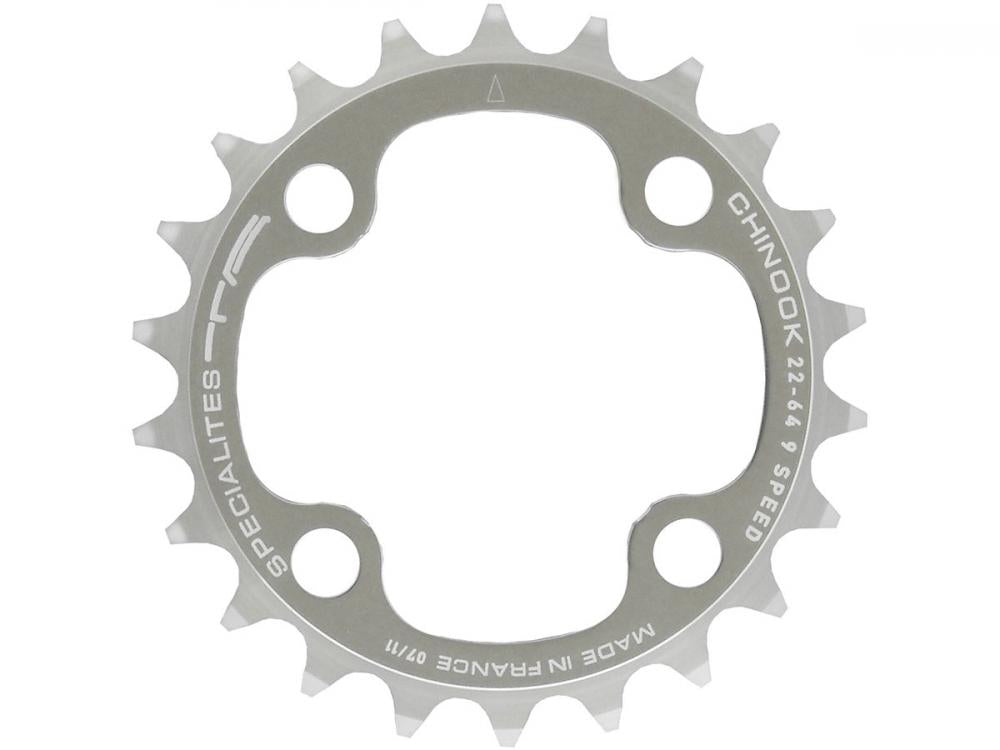 Spezialitaten Ta Chinook 4 Punkte Kettenblatt 64 Mm 9 Speed Silver