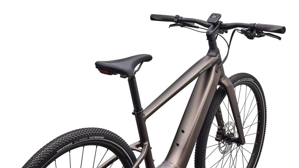 VADO SL 4.0 E-Bike - Leichtes City E-Bike mit Turbo SL Motor - Größe S - Gun Metal/Sage Green - E-City Bike