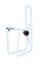 XLC Trinkflaschenhalter Alu BC-A02 weiß, Polster rund