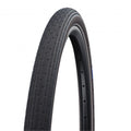Schwalbe Fat Frank 28x2.00 Reifen 50-622 SBC K-Guard Active Line HS375 Fahrradreifen in Schwarz auf Felge montiert.
