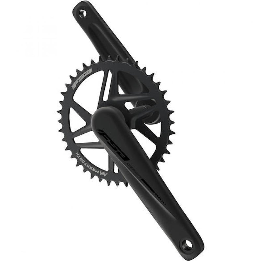 FSA Kurbelgarnitur Omega MegaExo AGX+ 1x 175 mm Schwarz - robuste Gravel-Performance