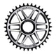 XLC CR-E09 E-Bike Kettenblatt Yamaha PW-X3 Direct-Mount 36 Zähne CNC-Alu 53 mm Chainline schwarz/silber
