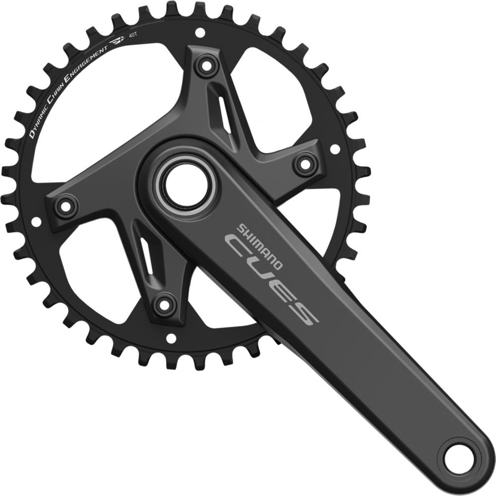SHIMANO Kurbelgarnitur CUES FC-U6030-1,175mm, 40Z, 9/10/11-fach 2-tlg - 6030-1, 1,, 175mm, 11-fach