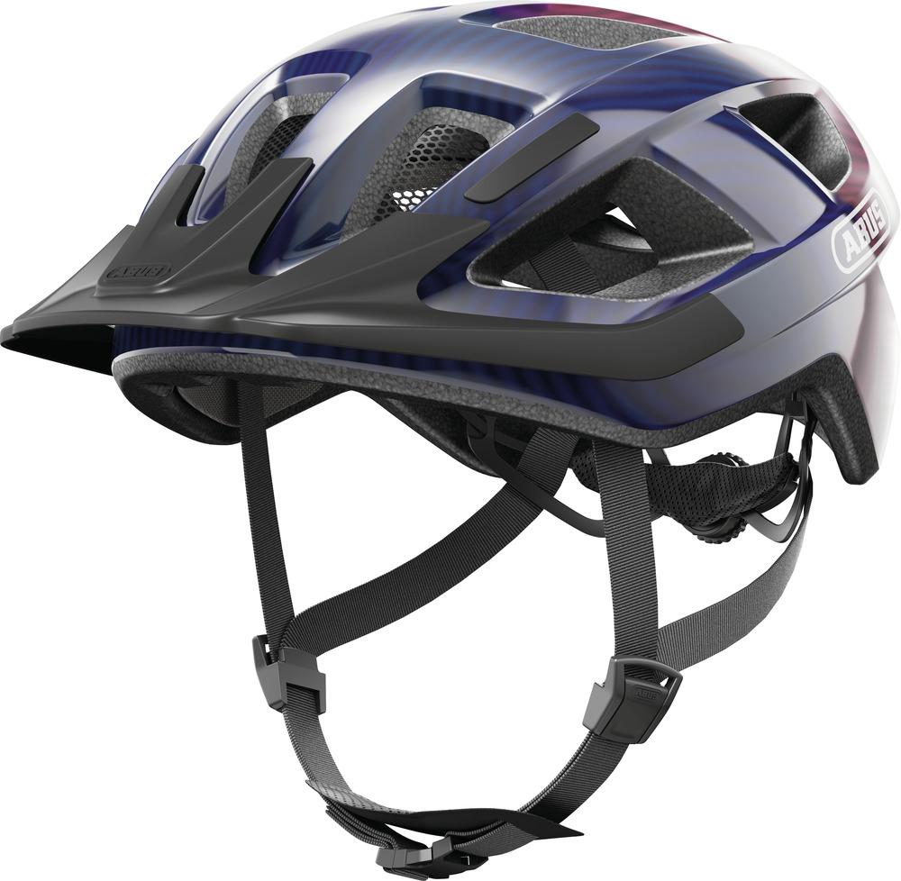 Abus Fahrradhelm Aduro 3.0 L=58-62cm purple waves
