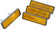 SHIMANO Reflektorsatz PD-M324 - Pedal-Reflektoren, 54 g, passend für PD-M324