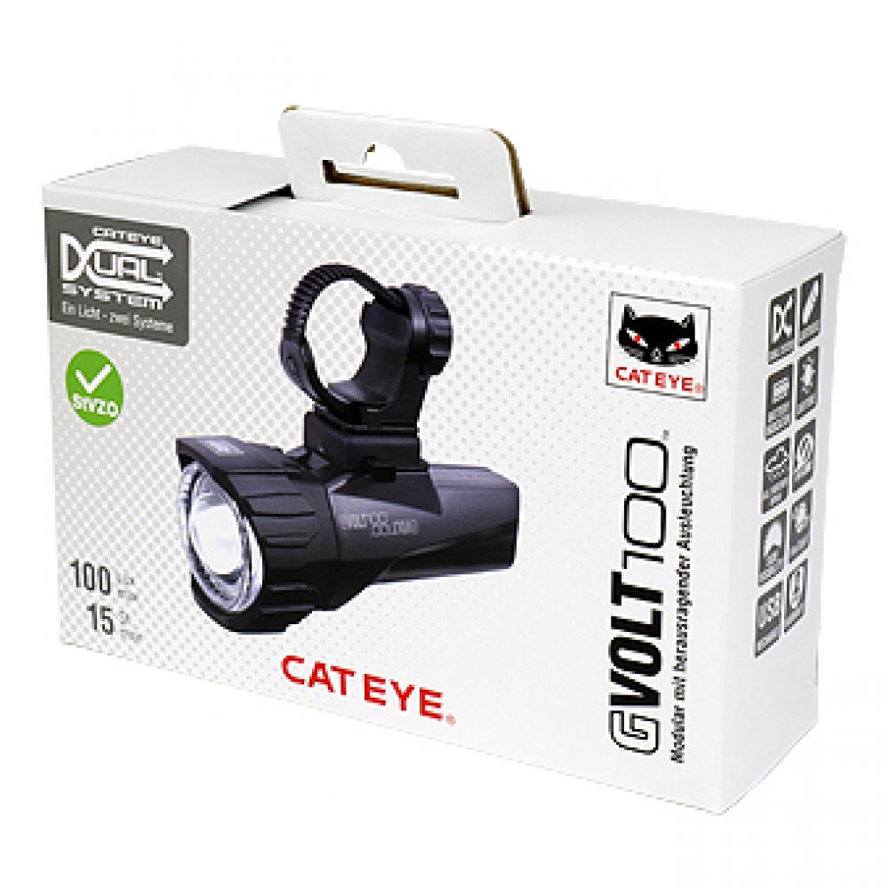 Cat Eye Beleuchtung, GVolt 100 Farbe schwarz StVZO