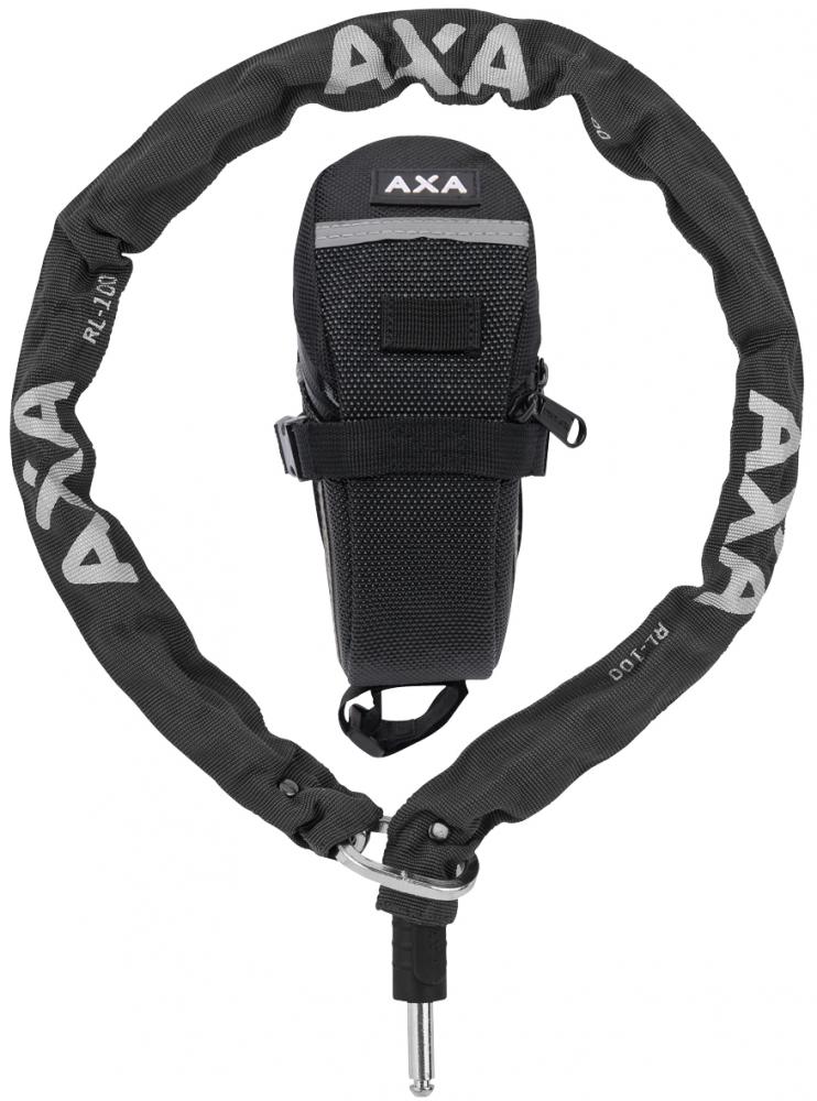 AXA RLC 100/5,5 Einsteckkette 100 cm mit Tasche Schwarz