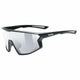 uvex skyryse V Sportbrille in Black Matt mit litemirror silver Scheibe bietet selbsttönende uvex variomatic®-Technologie, 100% UV-Schutz und uvex supravision® Anti-Beschlag-Beschichtung für klare Sicht bei allen Lichtverhältnissen