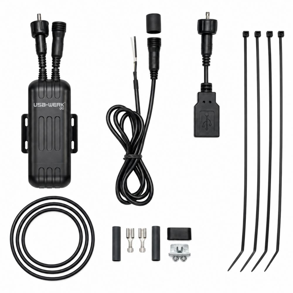 Busch + Müller USB-WERK 361BW USB-Ladegerät für Nabendynamo