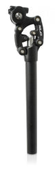 XLC SP-S11 Federsattelstütze 27,2mm, 350mm, schwarz, Parallelogramm-System, Spiralfeder für 6595 kg, 48 mm Federweg, Aufbauhöhe 110 mm