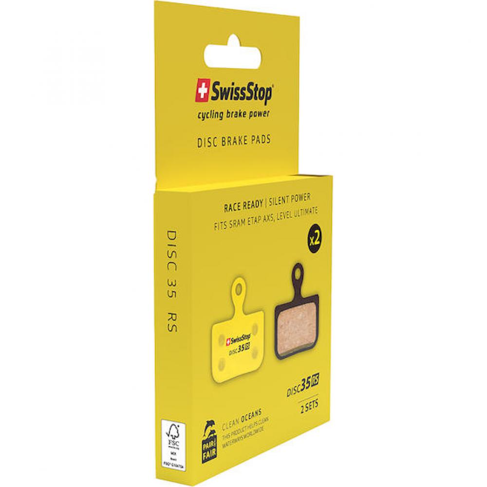 Bremsbeläge SWISSSTOP Bremsbeläge Disc 35 RS 35 Red - leise Scheibenbremsbeläge mit starker Performance