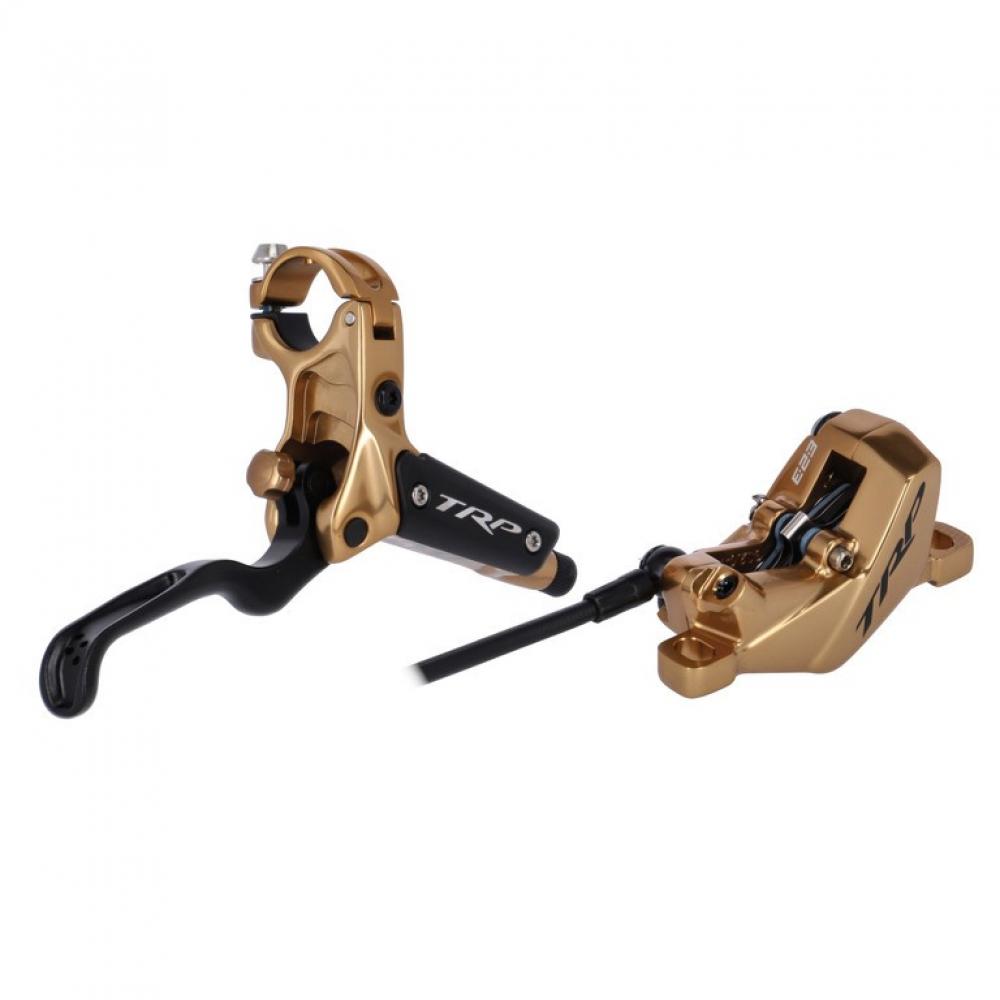 TRP DH-R EVO HD-M846 Hydraulische Scheibenbremse Gold - 4-Kolben Downhill Bremse