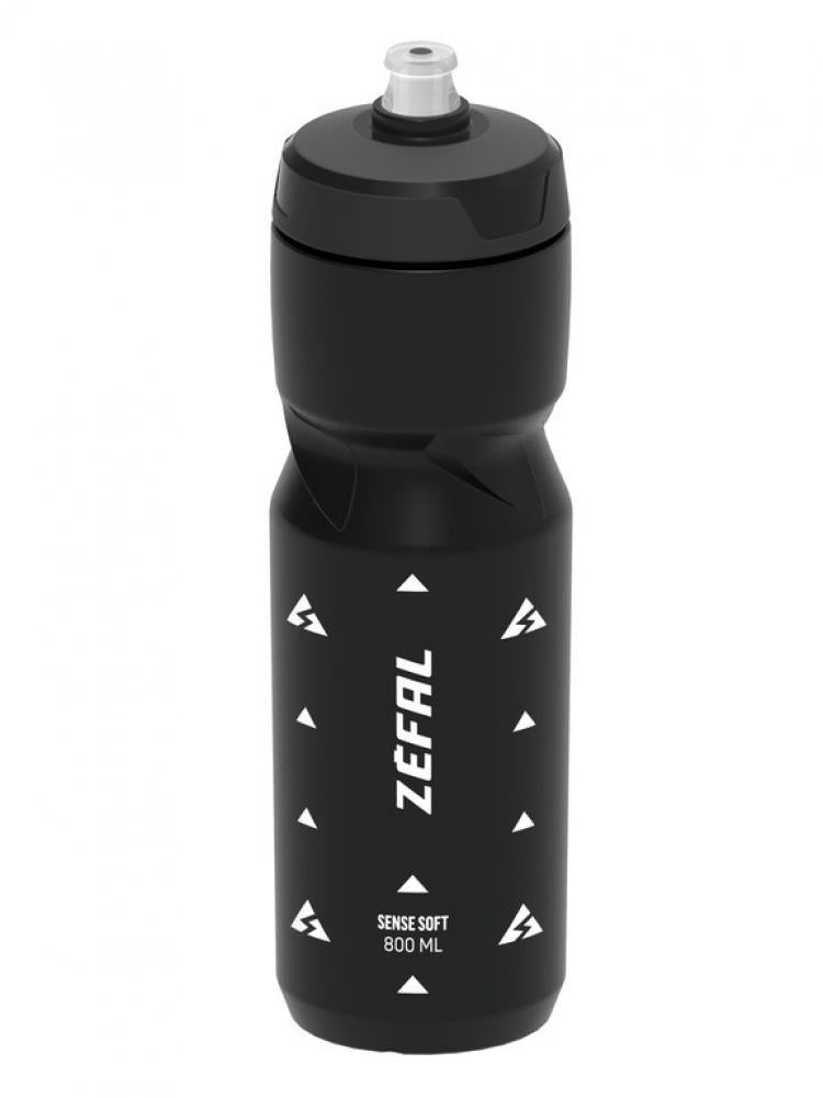 Trinkflasche Sense Soft 80 800ml Schwarz Höhe 229mm
