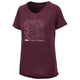 IXS Sports Division iXS Flow Girls Contour Tech Tee KL Raisin - funktionelles Bike-Shirt für Mädchen