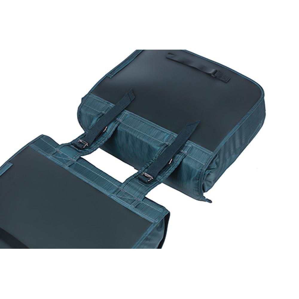 Basil Doppelpacktasche Elegance estate blue Größe 40x38x16 cm 40 bis 49l