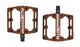 Deity Black Kat Pedale Bronze 9/16" - Aluminium Plattform (100×100 mm), DU-Lager & micro-sealed System, Ersatz-Pin-Kit inkl.