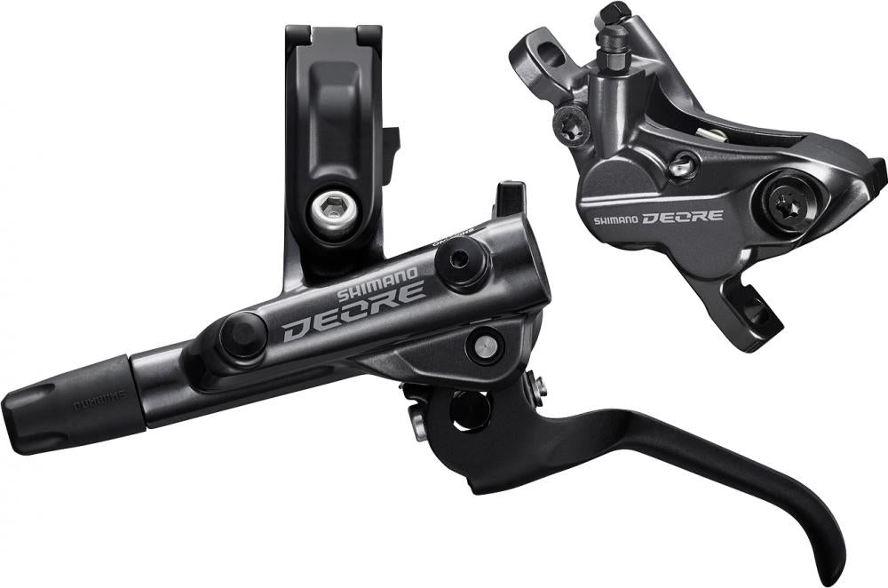 Kraftvolle SHIMANO DEORE M6100/6120 Scheibenbremse VR 100 cm Leitung, Bremshebel, Bremssattel.