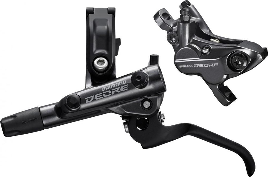 Kraftvolle SHIMANO DEORE M6100/6120 Scheibenbremse VR 100 cm Leitung, Bremshebel, Bremssattel.