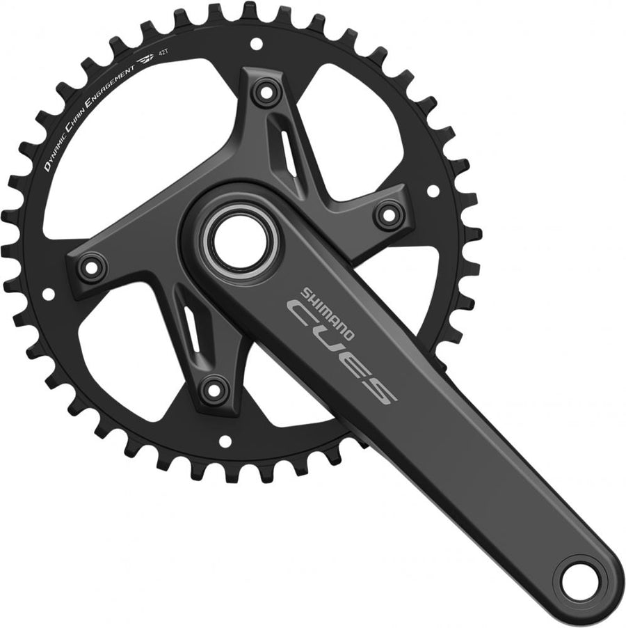 SHIMANO Kurbelgarnitur CUES FC-U6040-1, Hollowtech II - 6040-1, 1,, 172,, 5mm, 11-fach