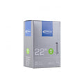 Schwalbe Schlauch AV8 22 Zoll mit 40 mm AV-Ventil in der Originalverpackung, zuverlässiger Fahrradschlauch.