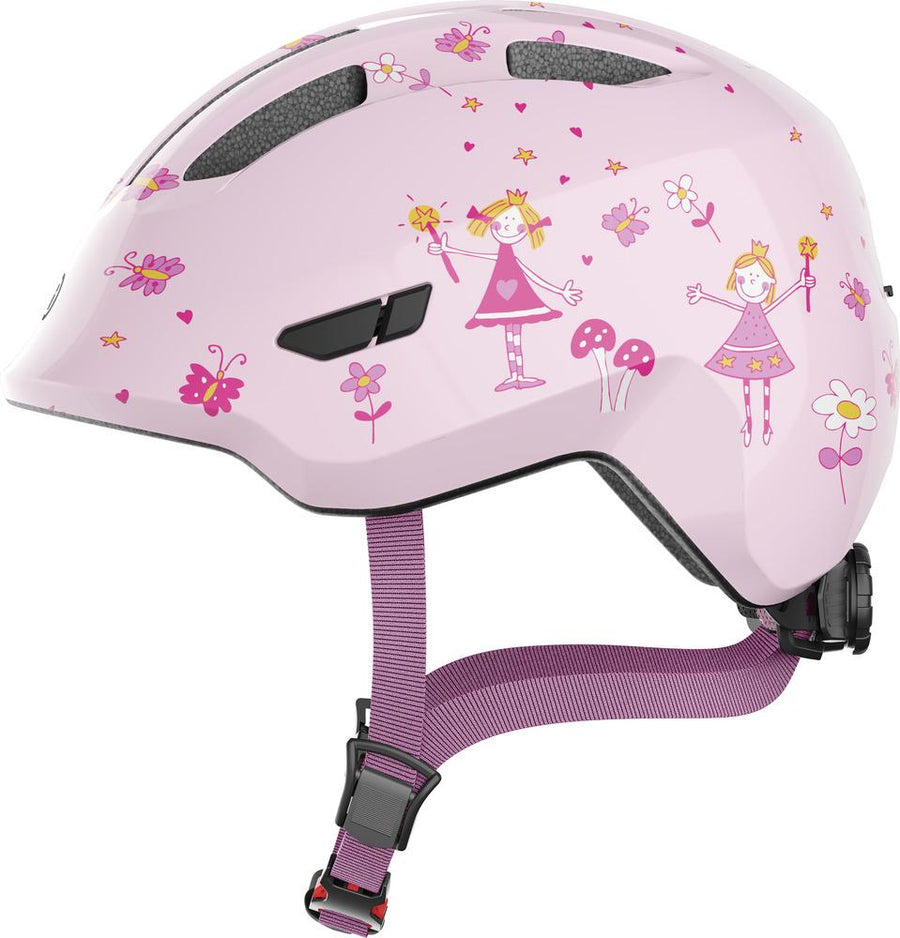 Abus Kinderhelm Smiley 3.0 rose princess M 50 bis 55cm