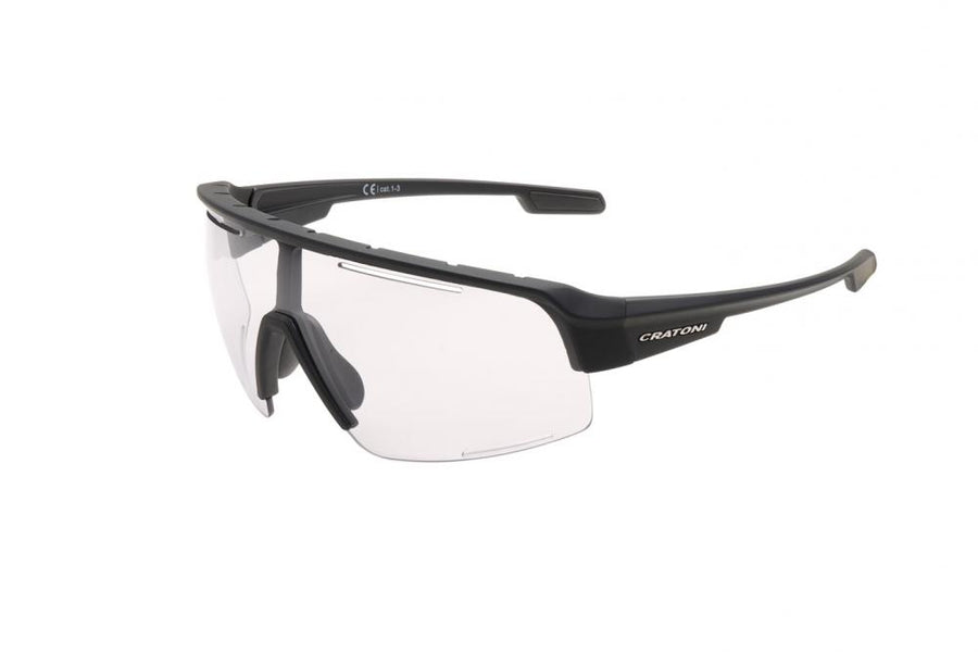 Cratoni Sonnenbrille C-Matic NXT photoch blau rubber, Glas klar, blau verspiegelt