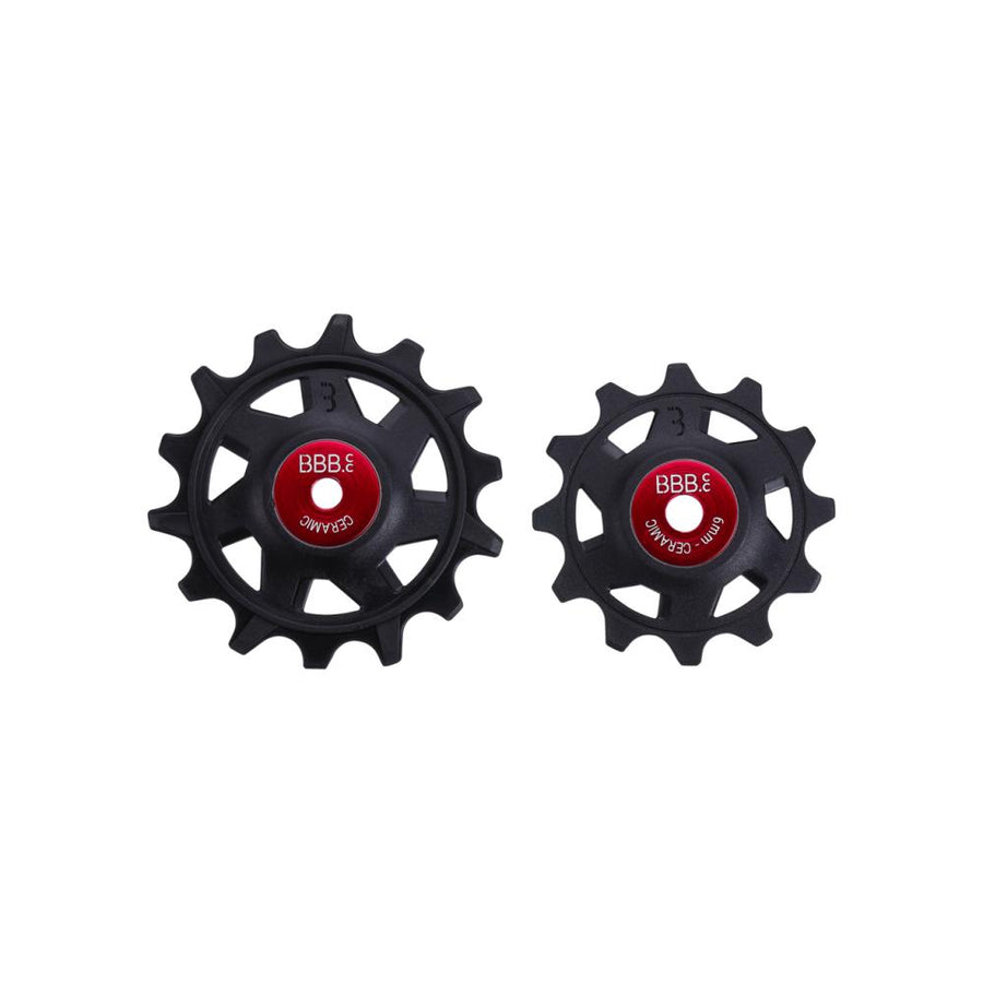 BBB Cycling Schaltungsrädchen RollerBoys 12T-14Z Ceramic 12T-14T schwarz - leichgängige, präzise Schaltperformance