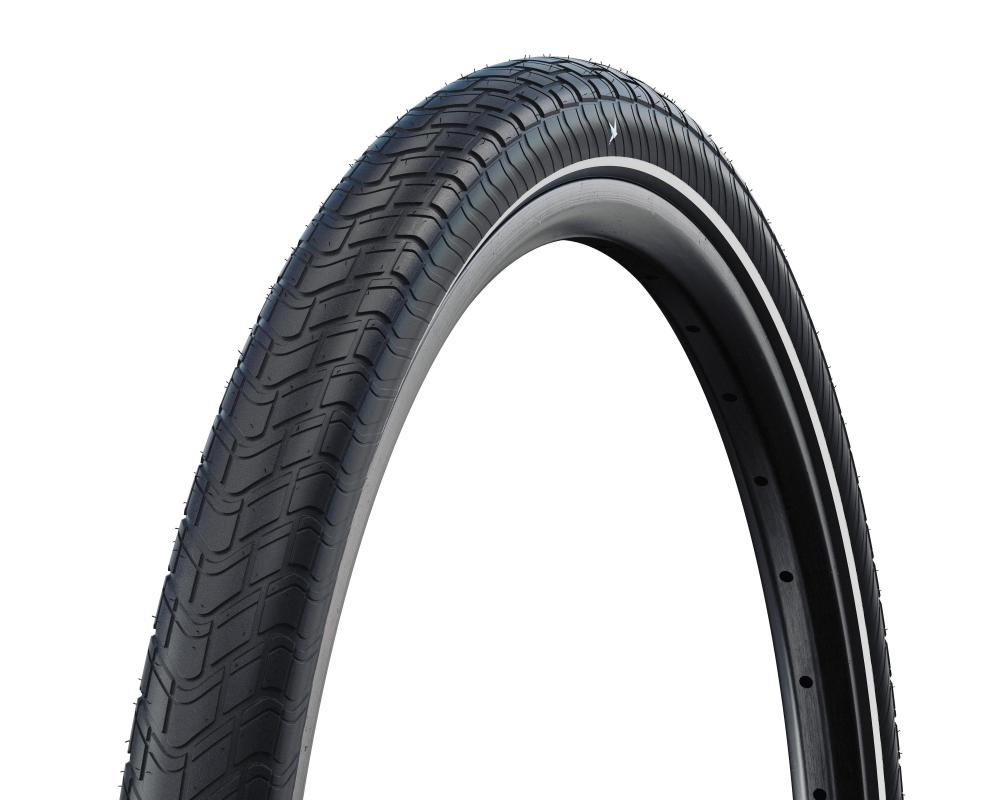 Schwalbe Motion Big Apple Drahtreifen Schwarz/Reflex 55-305, komfortabel & umweltfreundlich.