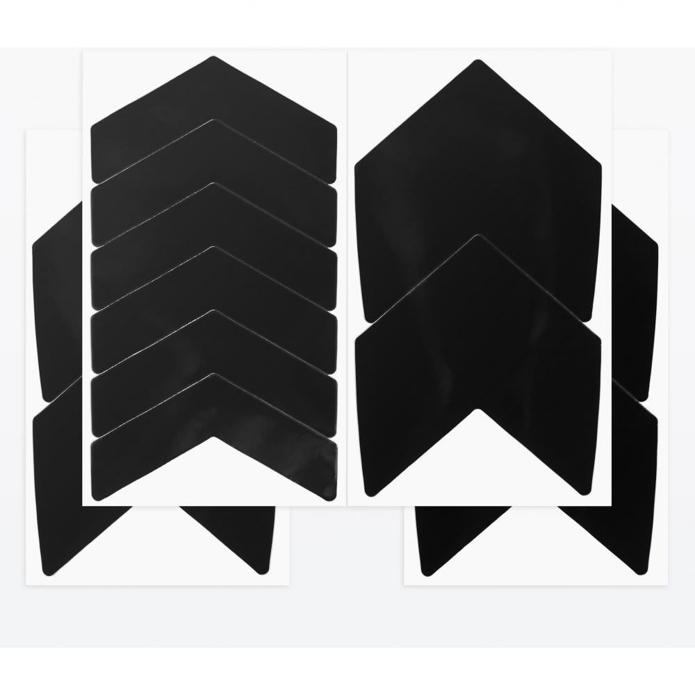 Luxshield Reflektor-Sticker Arrow 70 mm Schwarz - mehr Sichtbarkeit in moderner Ausführung