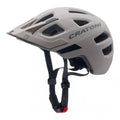 Cratoni Maxster Pro Kinder-Fahrradhelm 51-56 cm Sand Matt mit Rücklicht