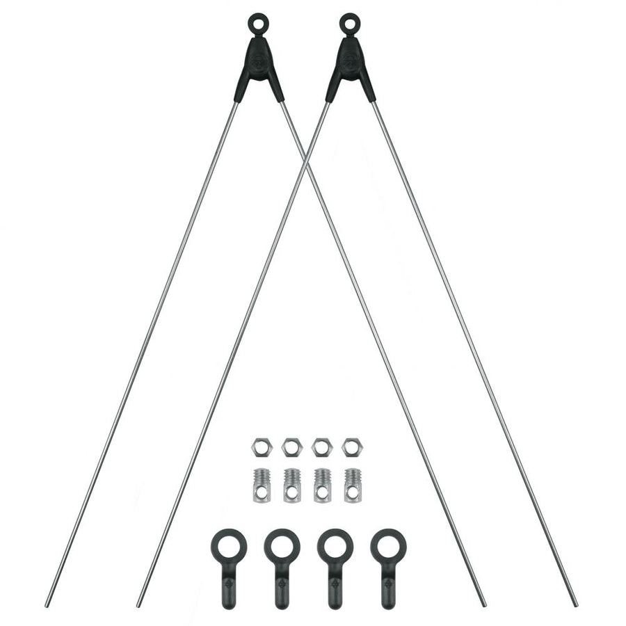 SKS Ersatzstreben BLUEMELS BASIC 26-29" Vorderrad silber mit ASR Sicherheitssystem und Befestigungsmaterial.