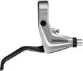 SHIMANO Bremshebel BL-T4000 rechts, silberner Fahrradbremshebel für V-Brakes und Cantileverbremsen.