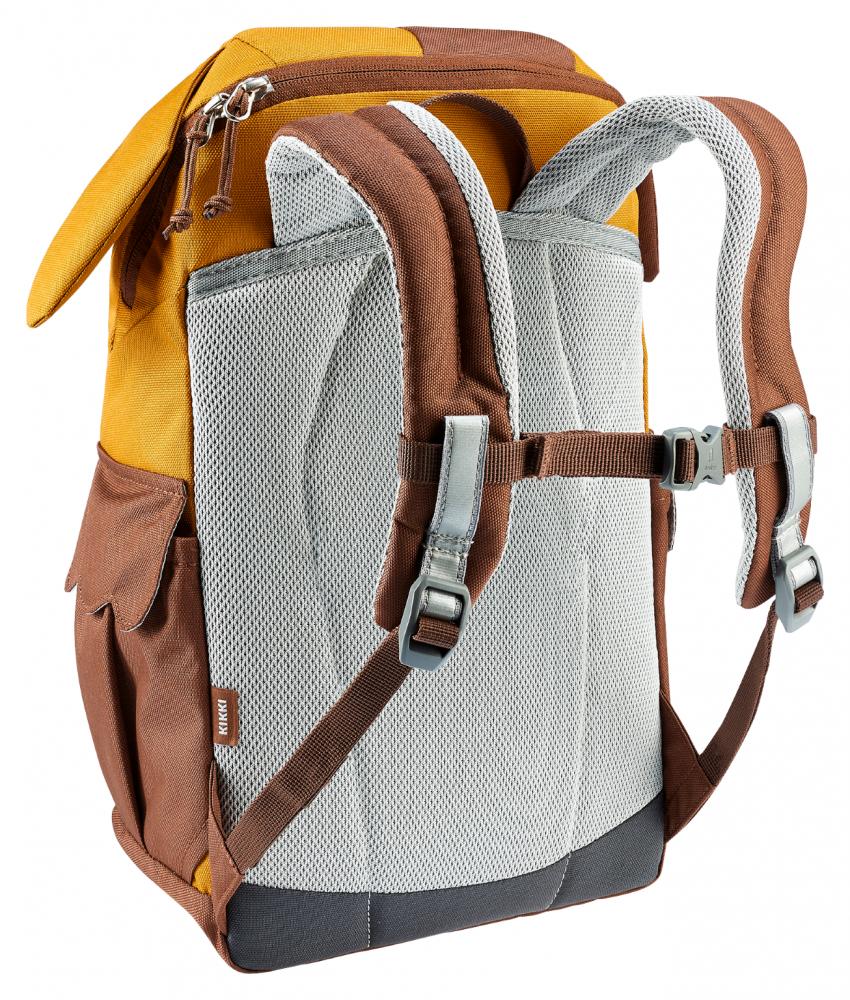Deuter Kikki Kinderrucksack 8 Liter maple-umbra - Nachhaltig aus recyceltem PET (340 g)