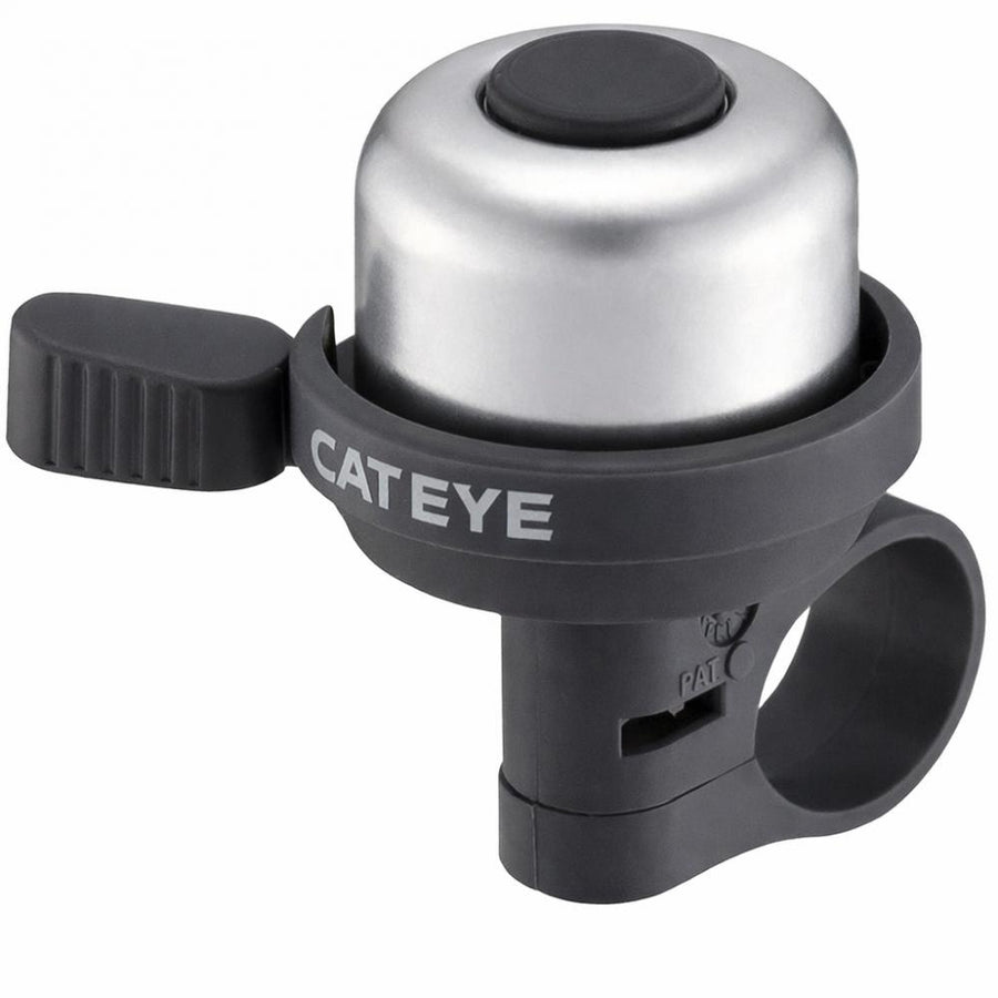 CATEYE KLINGEL WIND BELL AL SILBER One Size SILBER - kompakte laute Fahrradklingel