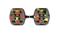 Look Trail Grip Camo Plattformpedale, Vibram Activ-Grip Connected Flat-Pedale 107×103 mm, Chromoly Achse