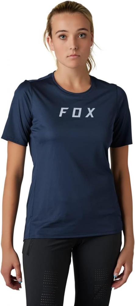 FOX Ranger Moth Damen MTB-Trikot L - Midnight mit TruDri