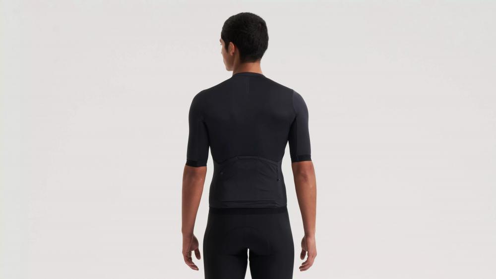 PRIME JERSEY SS MEN BLK M - Kurzarm Radtrikot Herren Schwarz