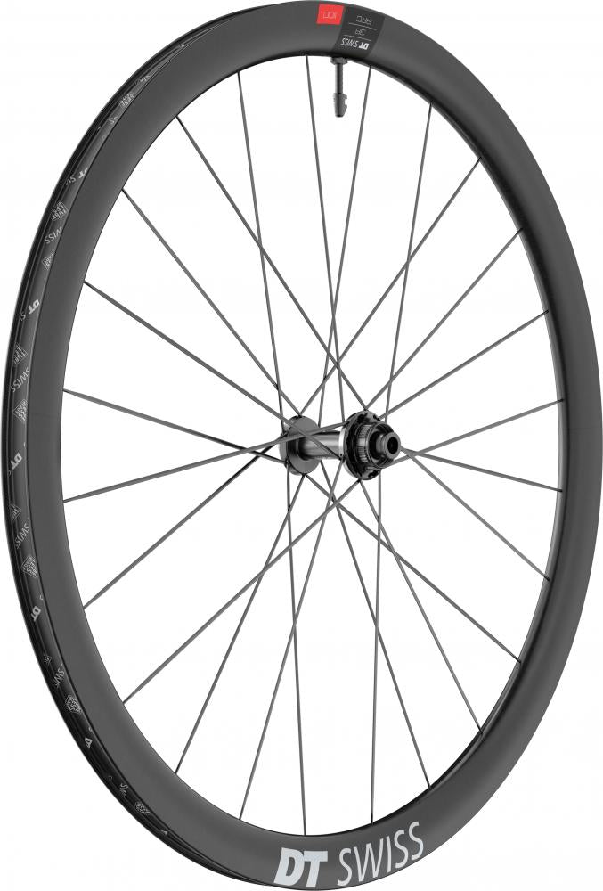 Laufrad Arc 1100 Dicut Disc 622 X 38 Mm Schwarz - Ultraleichtes Aero-carbonlaufrad