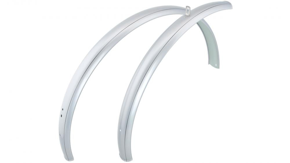 Schutzblechgarnitur 55 Mm Breit Metall Grau Lackiert 28 Zoll 55mm