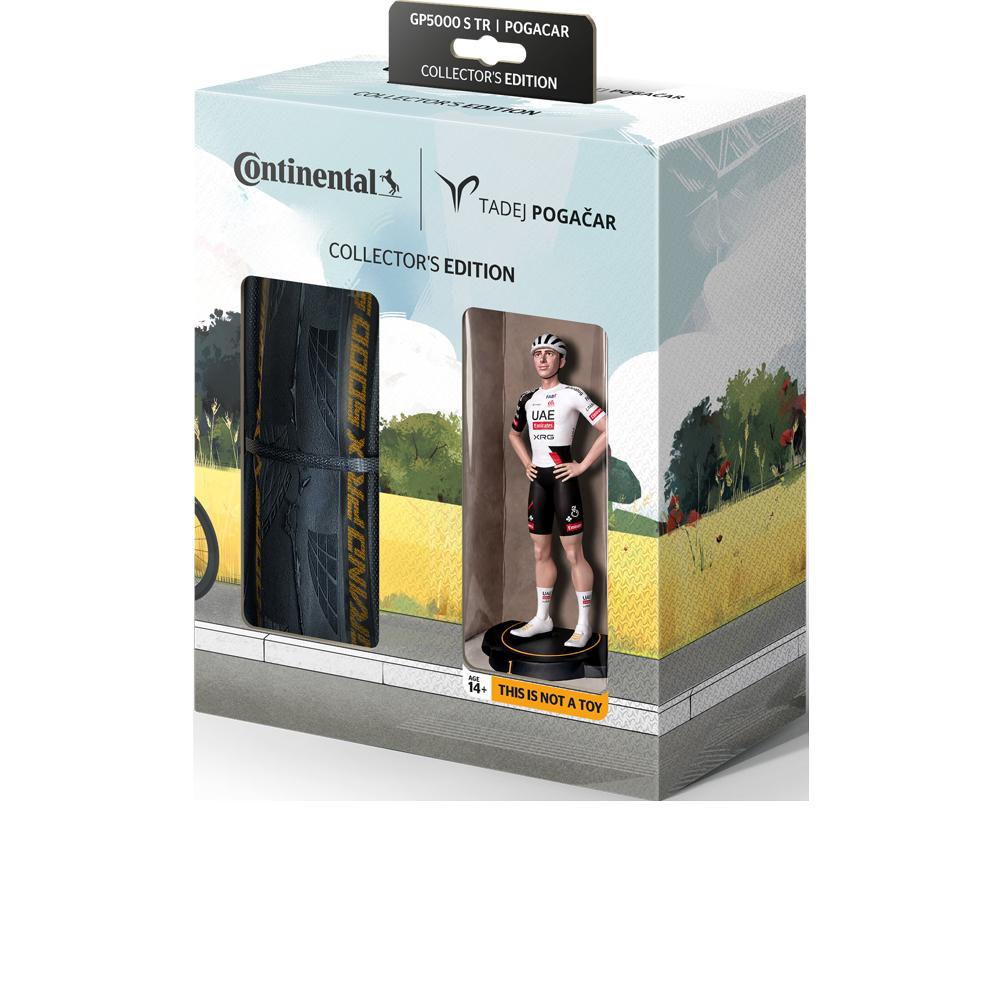 Continental Grand Prix 5000 S TR Pogačar Collector's Edition Faltreifen 30-622 Tubeless Ready Schwarz
