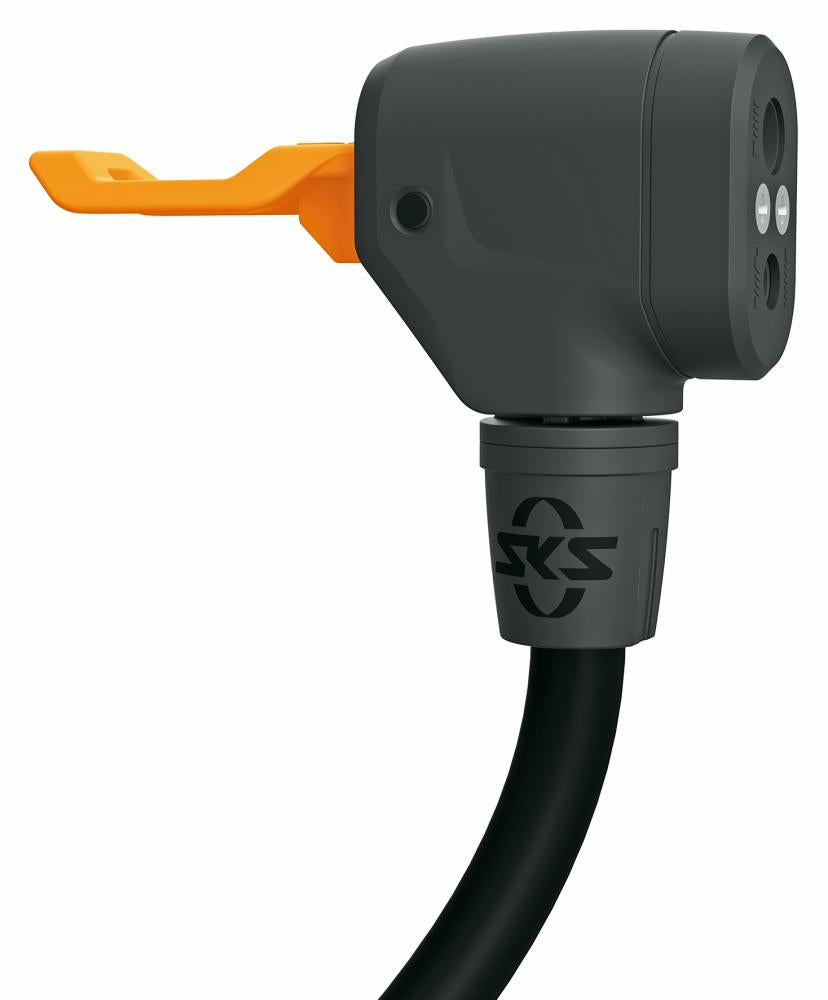 SKS Adapter GERMANY MV EASY Pumpenkopf für alle Ventilarten - ergonomischer Feststellhebel glasfaserverstärkter Kunststoff nachrüstbar auf alle SKS-Pumpen max. 16 bar