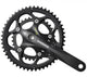 SHIMANO Kurbelgarnitur FC-R345 9-fach 175 mm 50-34 Zähne Silber - Effiziente Schaltperformance
