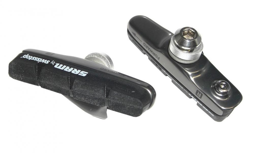 Bremsschuhe Road Bremsbeläge Force Paar, Mit Halterung - 55 G