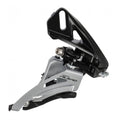 Shimano ALIVIO FD-M3120 2-fach MTB Umwerfer für Direktmontage hoch, Front-Pull, in Silber und Schwarz.