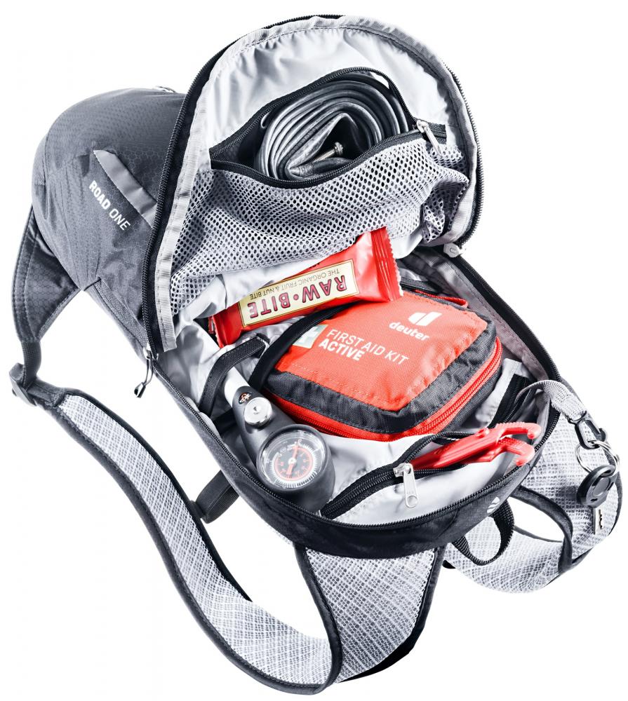 Deuter Road One Fahrradrucksack 5L - Ultraleichter Rennrad-Rucksack Schwarz