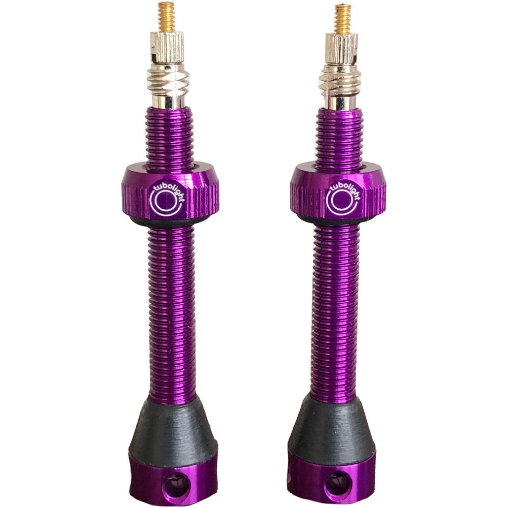 Tubeless-ventile Aluminium Lila 50 Mm - Zuverlässiger Luftfluss Für Tubeless-setups