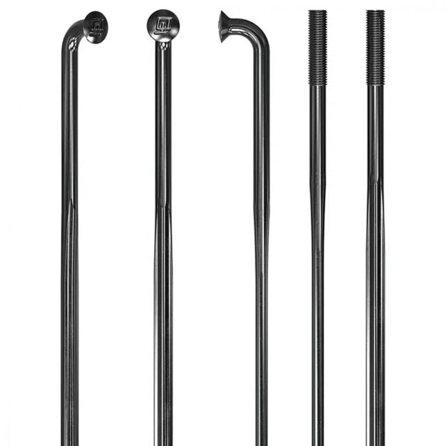 DT Swiss Speichen Complite 292mm J-Bend 100 Stück schwarz 2.0/1.75/2.0/1.5/2.3 ohne Nippel