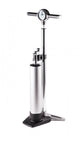 Crankbrothers Klic Standpumpe Tubeless Tank analoges Manometer silber