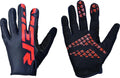 Merida Handschuhe TRAIL schwarz/rot XS Schwarz/rot - atmungsaktiver MTB-Fahrradhandschuh