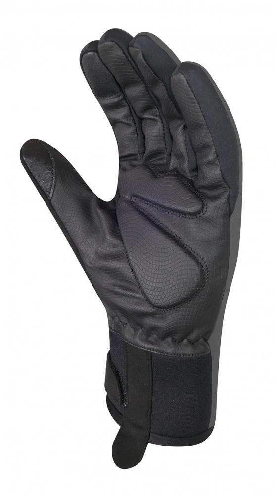 CHIBA Softshell Light - Radhandschuhe dunkelgrau, winddicht, atmungsaktiv, Touchfunktion, Größe M